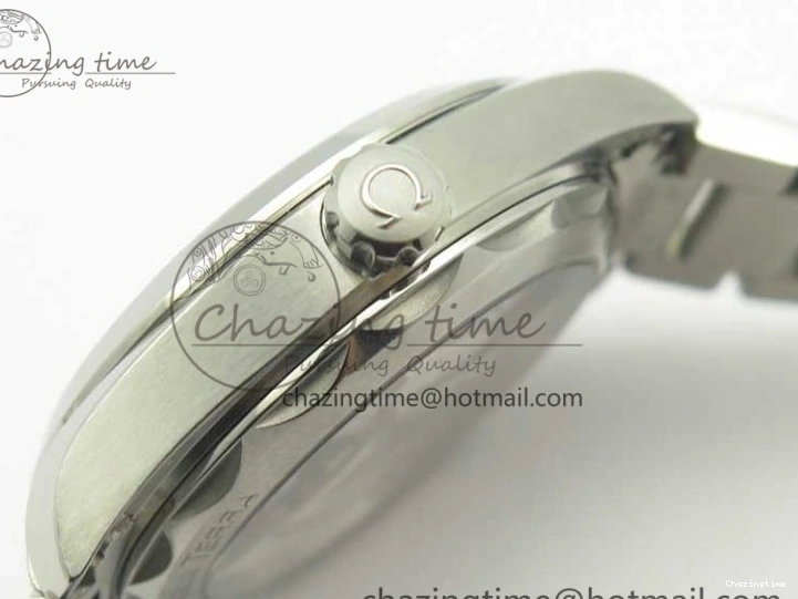 0130 Aqua Terra 150M Master Chronometers VSF 1:1 Best Edition Deep Blue Dial Silver Hand on SS Bracelet A8900 Super Clone HighPerformance 8013